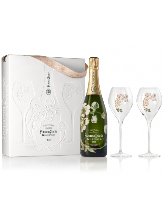 Perrier-jouët Giftbox Belle Époque BRUT 2014 & 2 glasses - 75 cl