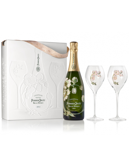 Perrier-jouët Giftbox Belle Époque BRUT 2014 & 2 glasses - 75 cl