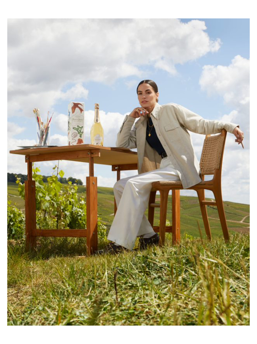 Perrier-jouët BLANC DE BLANCS LIMITED EDITION BY GARANCE VALLEE - 75 cl