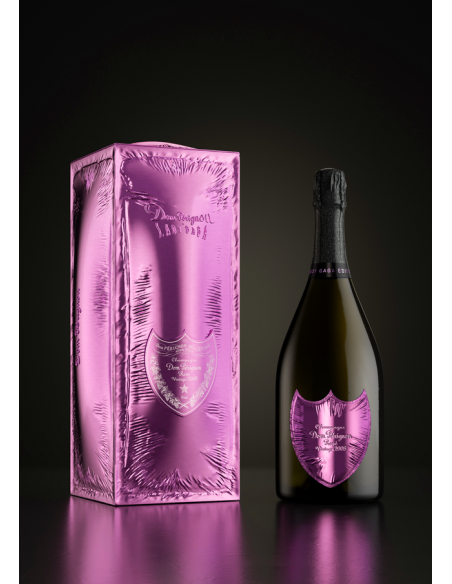 Dom Pérignon Lady Gaga Vintage 2008 Rosé Metal Giftbox - 75 cl
