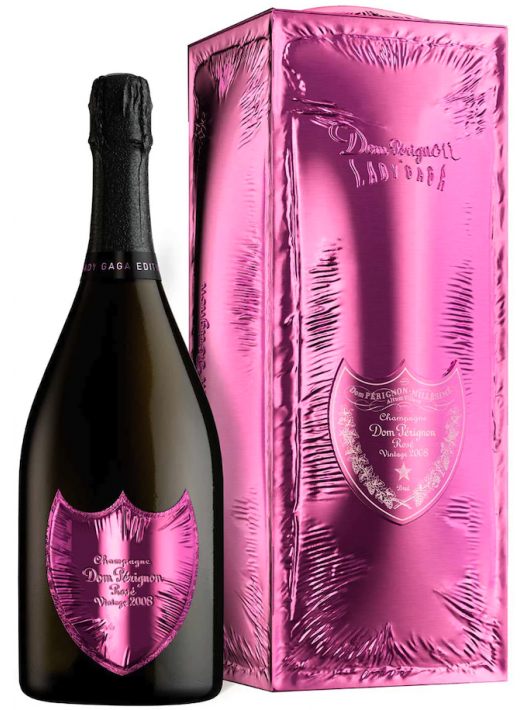 Dom Pérignon Lady Gaga Vintage 2008 Rosé Metal Giftbox - 75 cl