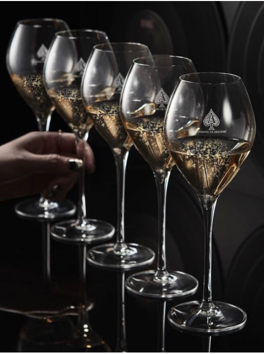 ARMAND DE BRIGNAC Set 2 glasses 28.5 cl & Giftbox Ace of Spades Brut Gold - 75 cl