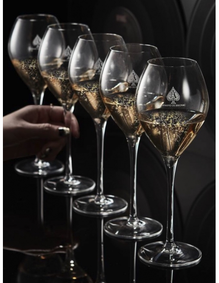 ARMAND DE BRIGNAC Set 2 verres 28.5 cl & Giftbox Ace of Spades Brut Gold - 75 cl