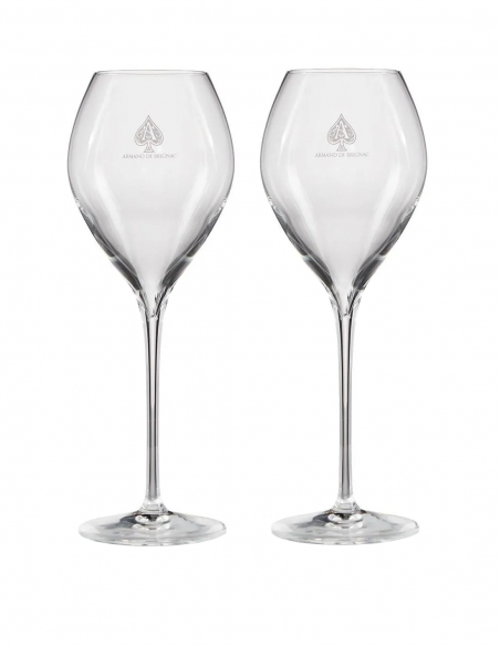 ARMAND DE BRIGNAC Set 2 verres 28.5 cl & Giftbox Ace of Spades Brut Gold - 75 cl