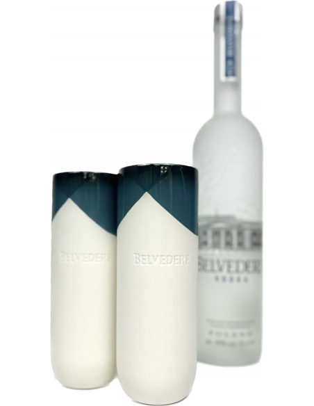 Belvedere Vodka 2 verres Natural Signature