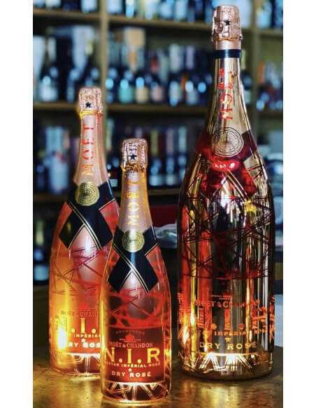 Moët & Chandon N.I.R Nectar Impérial rosé "LED" Limited Edition JEROBOAM - 300 cl