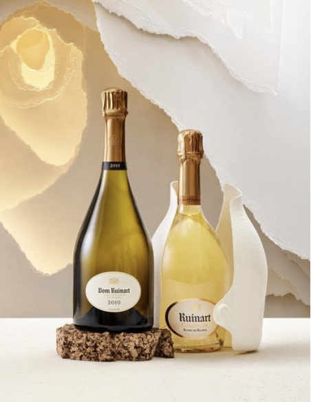 Ruinart Set "Blanc de blancs" Dom ruinart 2010 Naked & Second Skin- 2 x 75 cl