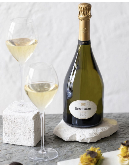 Ruinart Set "Blanc de blancs" Dom ruinart 2010 Naked & Second Skin- 2 x 75 cl