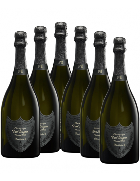 Dom Pérignon Caisse en bois P2 vintage 2004 blanc - 6 x 75 cl