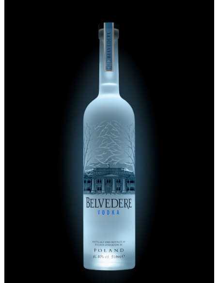 Belvedere Vodka PURE "LED" ILLUMINATOR - 40% - 300 cl