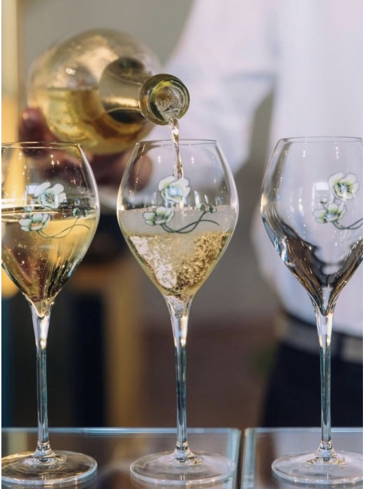 Perrier-jouët Giftbox Blanc de blancs & 2 verres - 75 cl