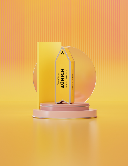 Veuve Clicquot ARROW "ZÜRICH" Metal GIFTBOX Brut Carte Jaune - 75 cl