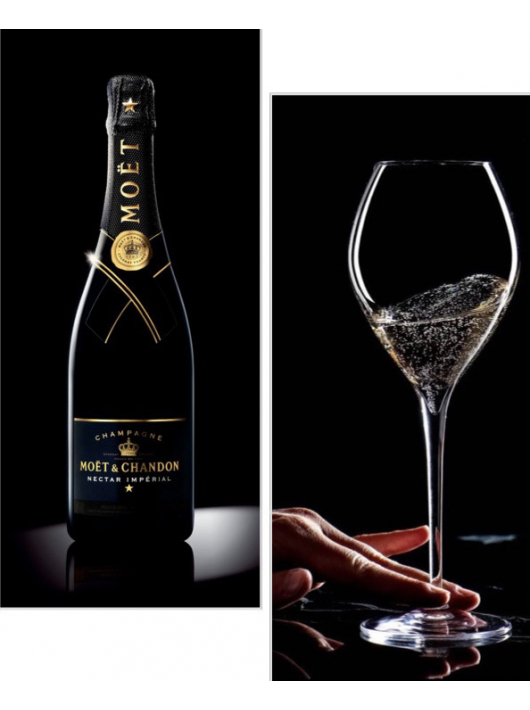 Moët & Chandon Set 6 verres 41 cl & 6 Nectar impérial - 6 x 75 cl