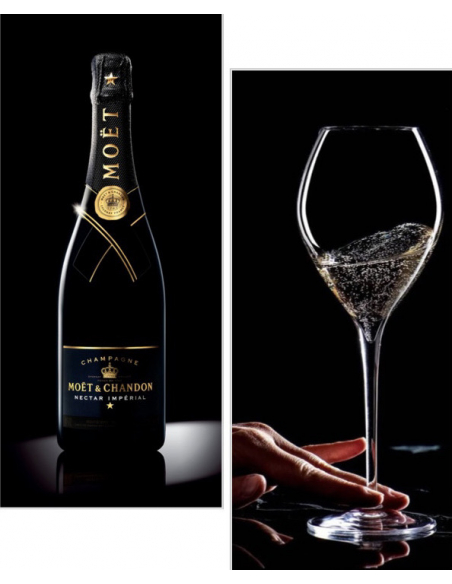 Moët & Chandon Set 6 verres 41 cl & 6 Nectar impérial - 6 x 75 cl