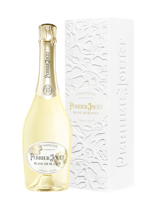 Perrier-jouët Set 2 gläser 28.5 cl & 1 Giftbox Blanc de blancs - 75 cl