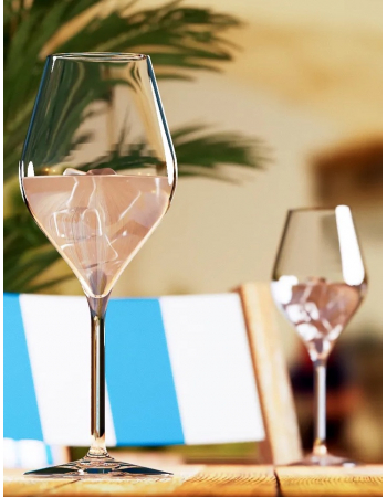 Champagne 2 Champagnergläser 38 cl aus PLEXI 2