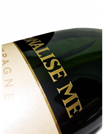 Misterchampagne.ch Personalisierung Ihrer Flasche 15 goldene Buchstaben