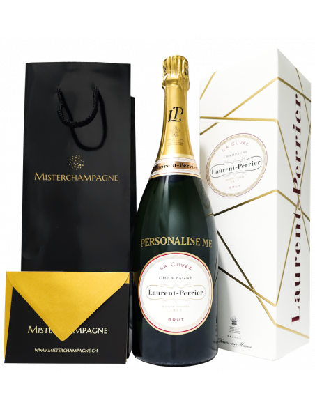 Misterchampagne.ch Personnalisation de votre bouteille 15 lettres dorées