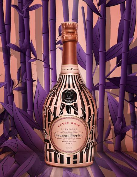 Laurent-Perrier Cuvée rosé Limited Edition "BAMBOU" - 6 x 75 cl