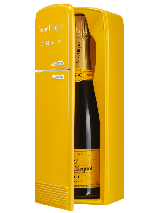 Veuve Clicquot DUO Pack Métal Giftbox SMEG Rosé & brut - 2 x 75 cl