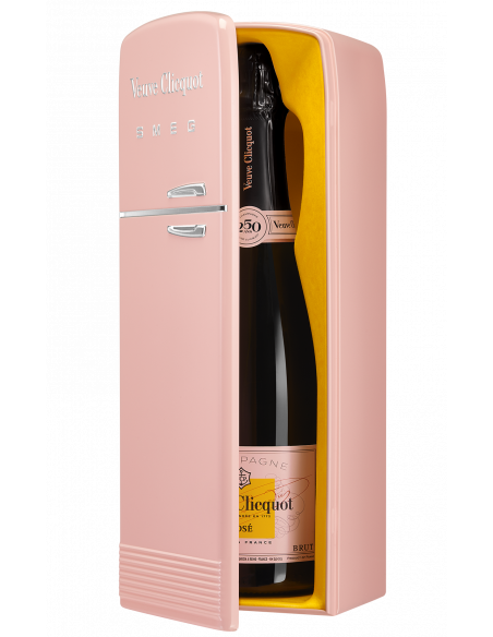Veuve Clicquot DUO Pack Métal Giftbox SMEG Rosé & brut - 2 x 75 cl