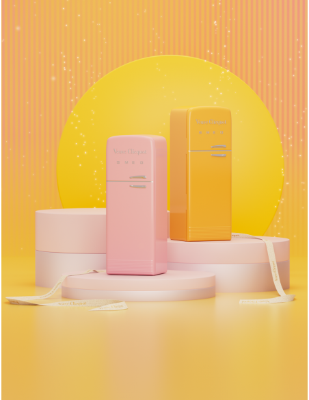 Veuve Clicquot DUO Pack Metallkoffer SMEG Rosé & brut - 2 x 75 cl