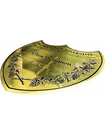 Dom Pérignon Personalized metal shield for box - 3 letters maximum