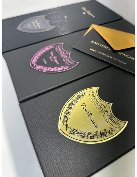 Dom Pérignon Individuelles Metallschild für Schatulle - maximal 3 Buchstaben