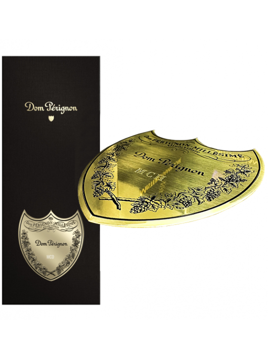 Dom Pérignon Individuelles Metallschild für Schatulle - maximal 3 Buchstaben