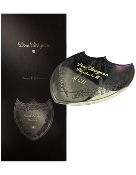 Dom Pérignon Personalized metal shield for P2 Giftbox - 3 letters maximum