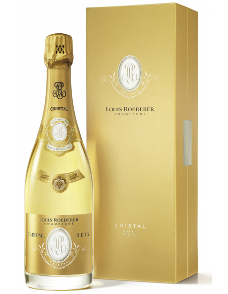 Cristal Louis Roederer SET 2 GLÄSER + 1 GESCHENKBOX VINTAGE 2015 blanc - 75 cl