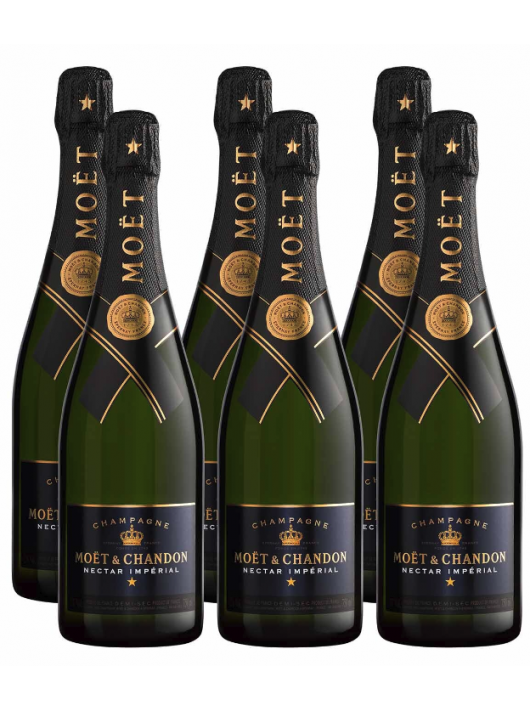 Moët & Chandon Set 6 gläser 41 cl & 6 Nectar impérial - 6 x 75 cl