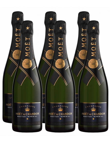Moët & Chandon Set 6 gläser 41 cl & 6 Nectar impérial - 6 x 75 cl