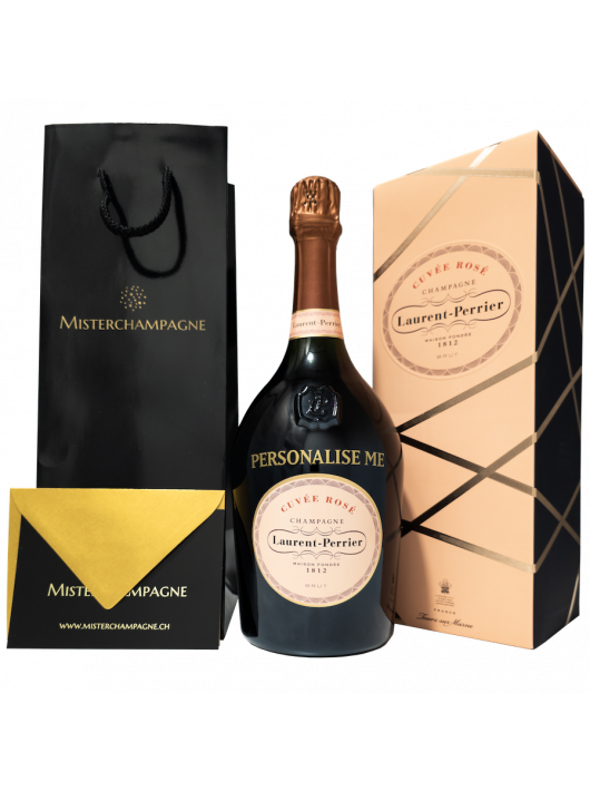 Laurent-Perrier Personalisierte Magnum Cuvée Rosé MAGNUM - Giftbox 150 cl