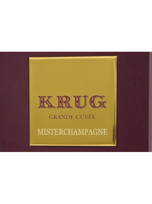 Krug Personalisiertes Metallschild für Schatulle - maximal 15 Buchstaben