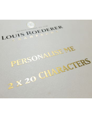 Louis Roederer Luxury Giftbox Personnalisable Collection 244 Brut & 2 verres - 75 cl 2