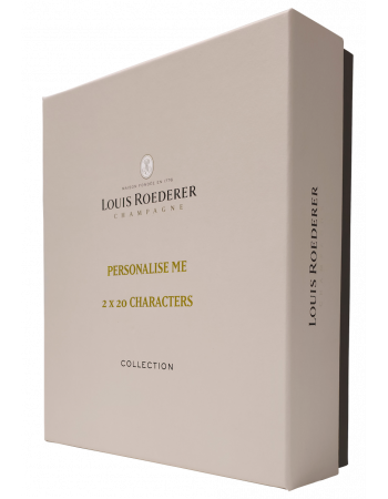 Louis Roederer Personalisierte Luxury Giftbox Collection 244 Brut & 2 glasses - 75 cl