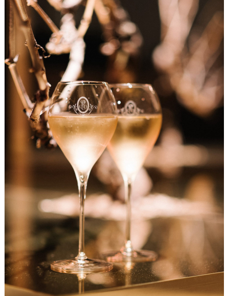 Cristal Louis Roederer SET 2 GLASSES + 1 GIFTBOX VINTAGE 2015 blanc - 75 cl