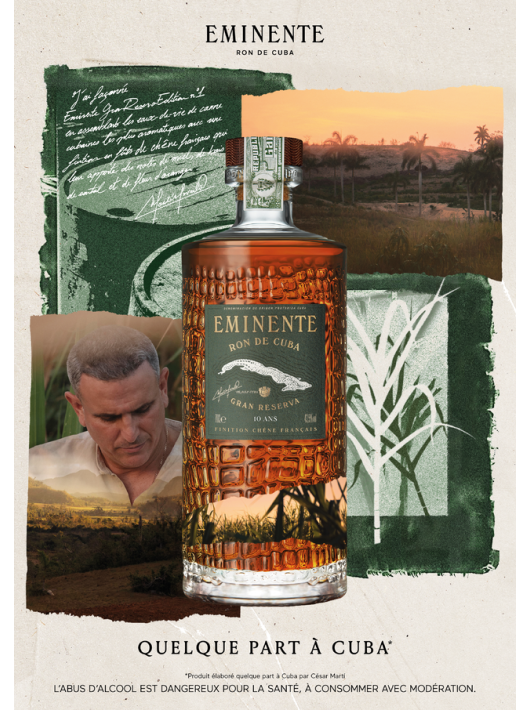 RUM EMINENTE DE CUBA GRAN RESERVA 10 YEARS - 43.5% - 70 CL