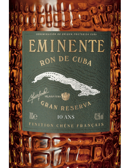 RUM EMINENTE DE CUBA GRAN RESERVA 10 YEARS - 43.5% - 70 CL