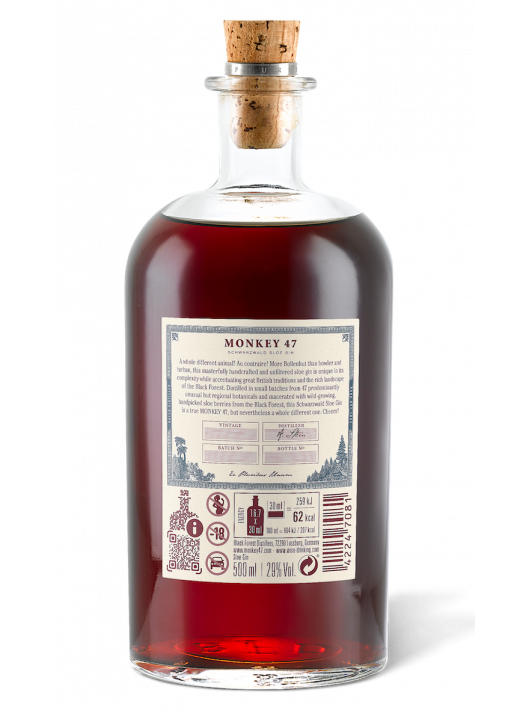 GIN MONKEY 47 Sloe Gin - 29% - 50 CL