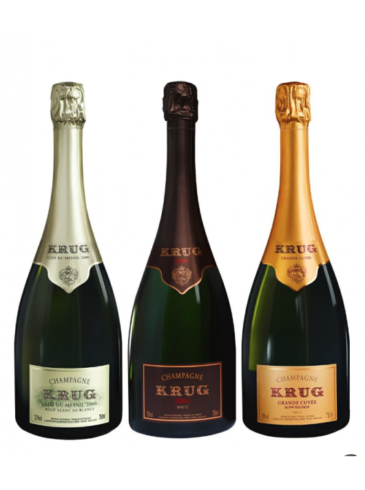Krug Wooden Box Soloist to Orchestra 2006 Limited Edition - 3 x 75 cl
