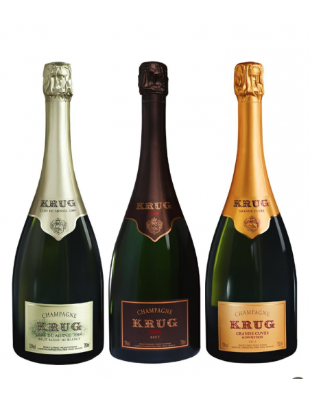 Krug Wooden Box Soloist to Orchestra 2006 Limited Edition - 3 x 75 cl