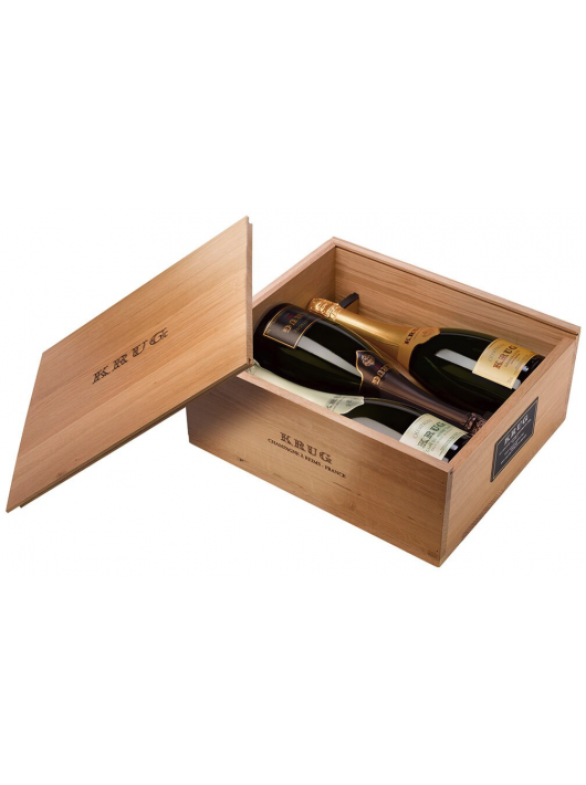Krug Wooden Box Soloist to Orchestra 2006 Limited Edition - 3 x 75 cl