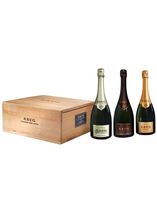 Krug Wooden Box Soloist to Orchestra 2006 Limited Edition - 3 x 75 cl