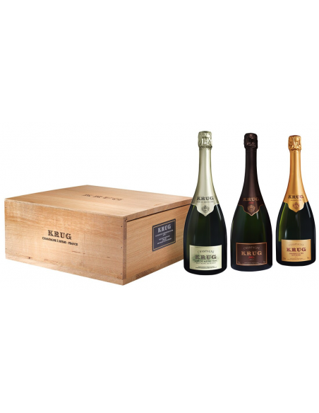 Krug Wooden Box Soloist to Orchestra 2006 Limited Edition - 3 x 75 cl