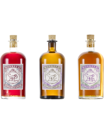 GIN MONKEY 47 Triple Box Barrel Cut & Sloe & Dry GIN - 3 x 50 CL 2