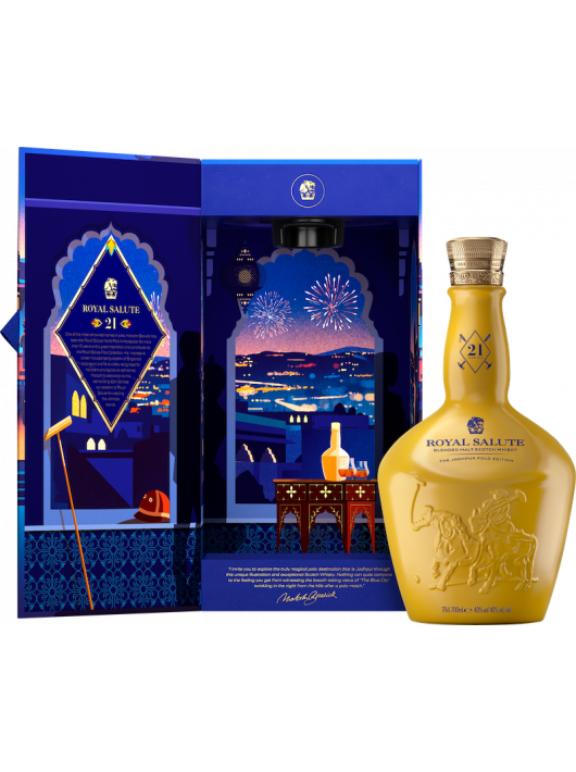 WHISKY ROYAL SALUTE Polo Jodhpur 21 years - 40% - 70 CL