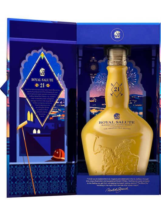 WHISKY ROYAL SALUTE Polo Jodhpur 21 years - 40% - 70 CL