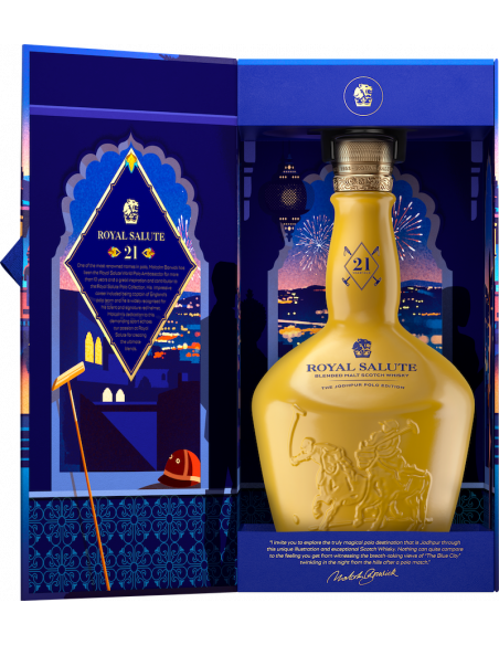 WHISKY ROYAL SALUTE Polo Jodhpur 21 years - 40% - 70 CL